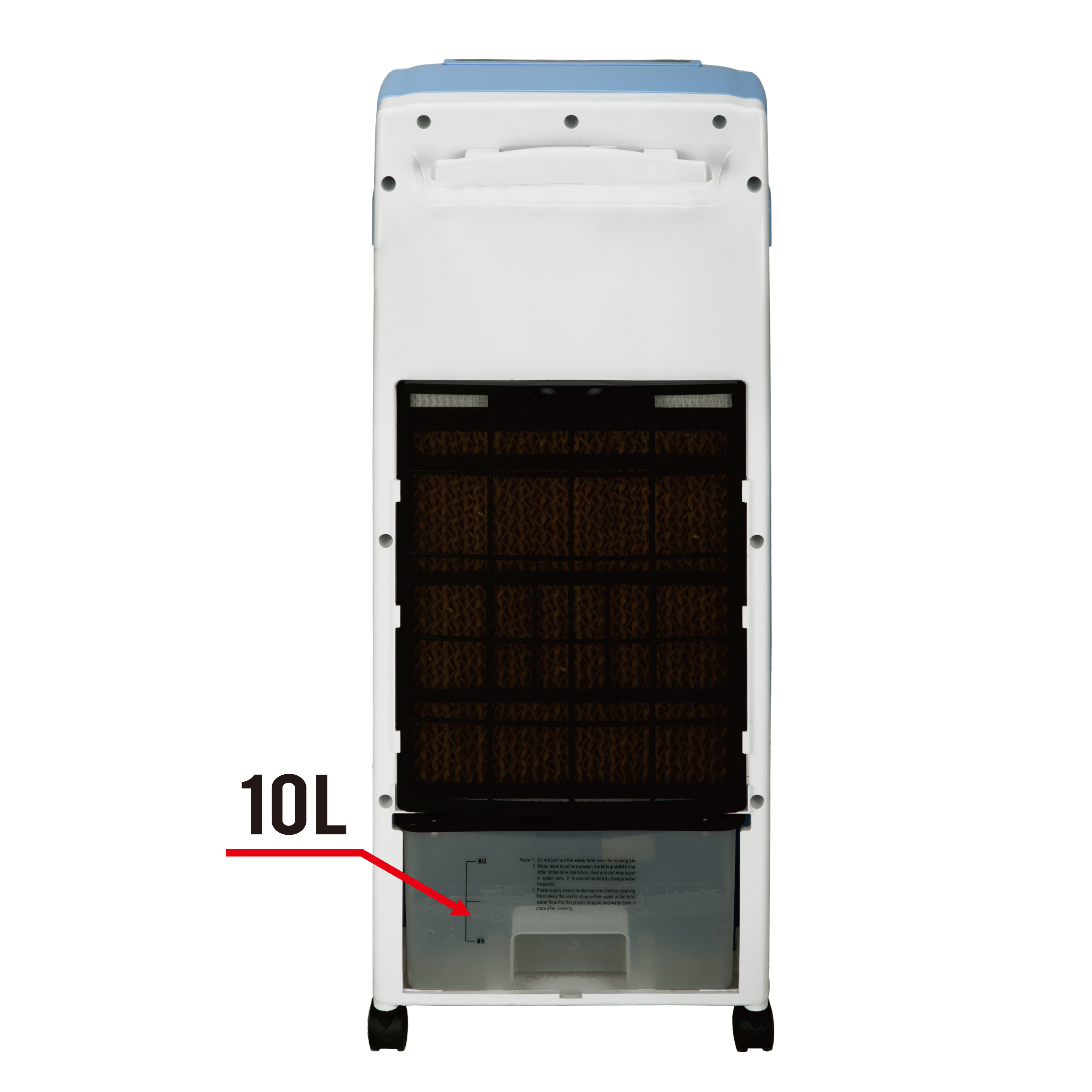 Ventilador de enfriador de aire evaporativo de bajo ruido para habitación de 40L