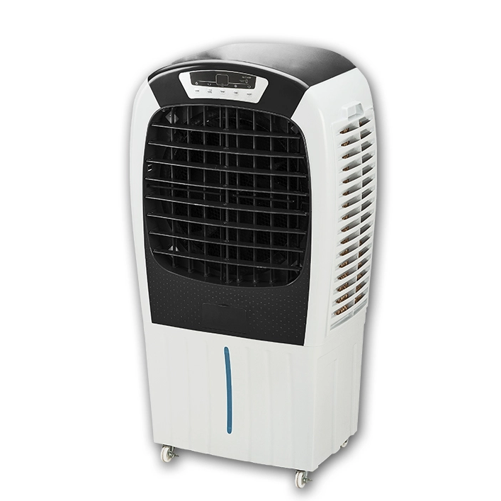 Enfriador de aire evaporativo de pie con control remoto para exteriores de 80L